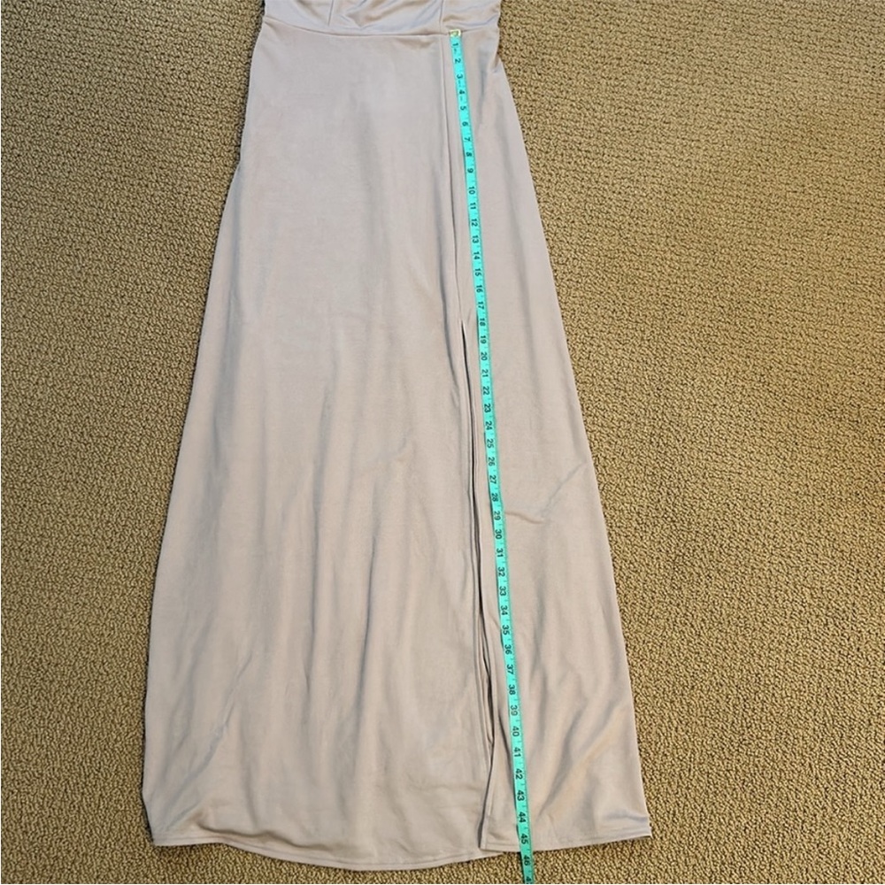 Birdy Gray off shoulder taupe dress. Size M.